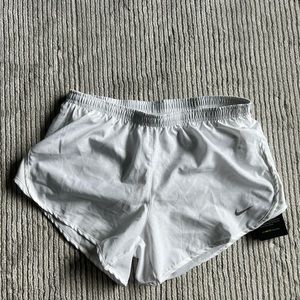NWT. White Nike shorts. White color.